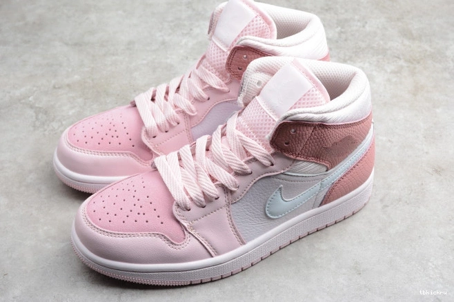 Reps TBK CW5379-600 Air Pink Mid Jordan 1 Digital 0807